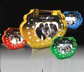 水晶工艺品心连心