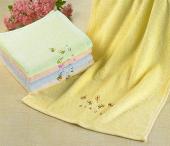 莫代尔绣花美容巾