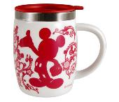 剪纸米奇陶瓷隔热杯