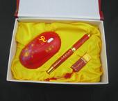 中国红办公套装