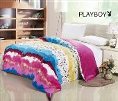 拉舍尔暖绒被套毯--水墨印象