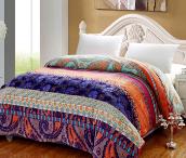 花花公子暖绒被套毯