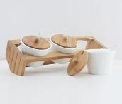 陶瓷调味罐三件组