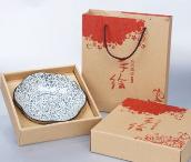 梅花干果盘（青花）