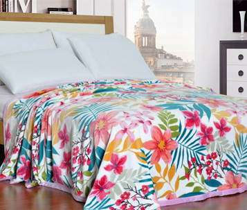 花花公子貂狐绒毯